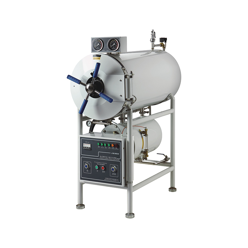 Horisontal sylindrisk trykk damp sterilisator